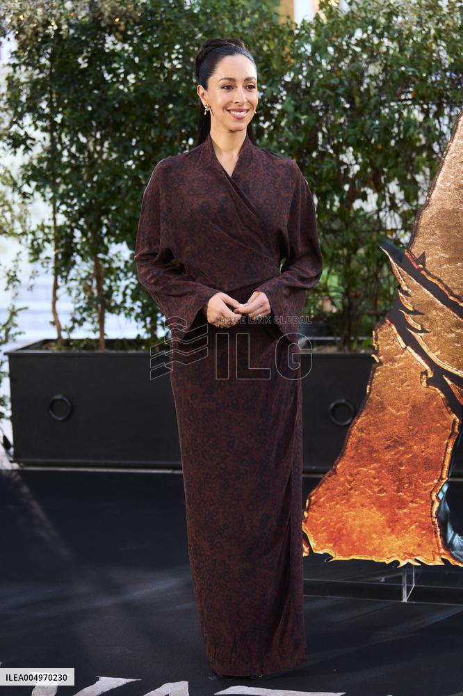 Oona Chaplin At Avatar: Fire and Ash Photocall - Madrid