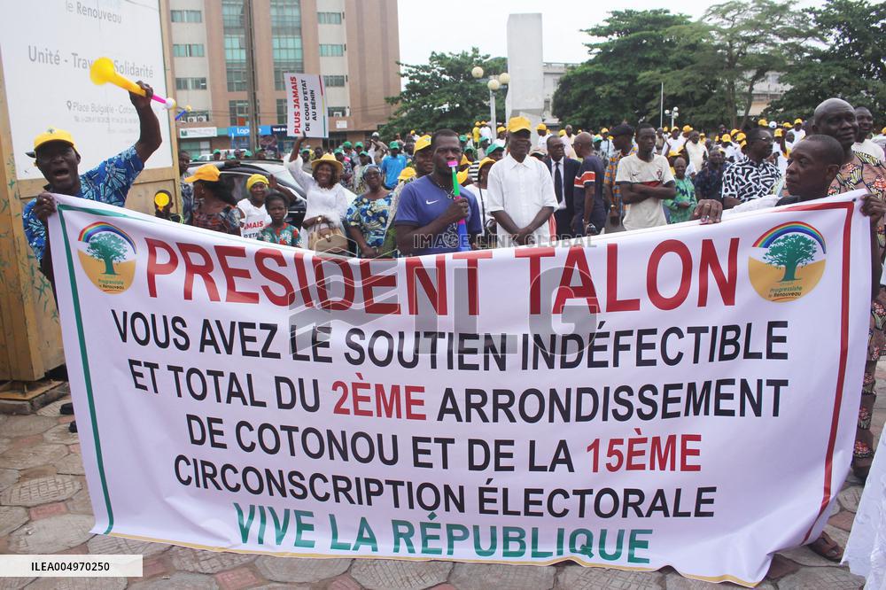 Protest Against The Attempted Military Coup In Benin - Cotonou
