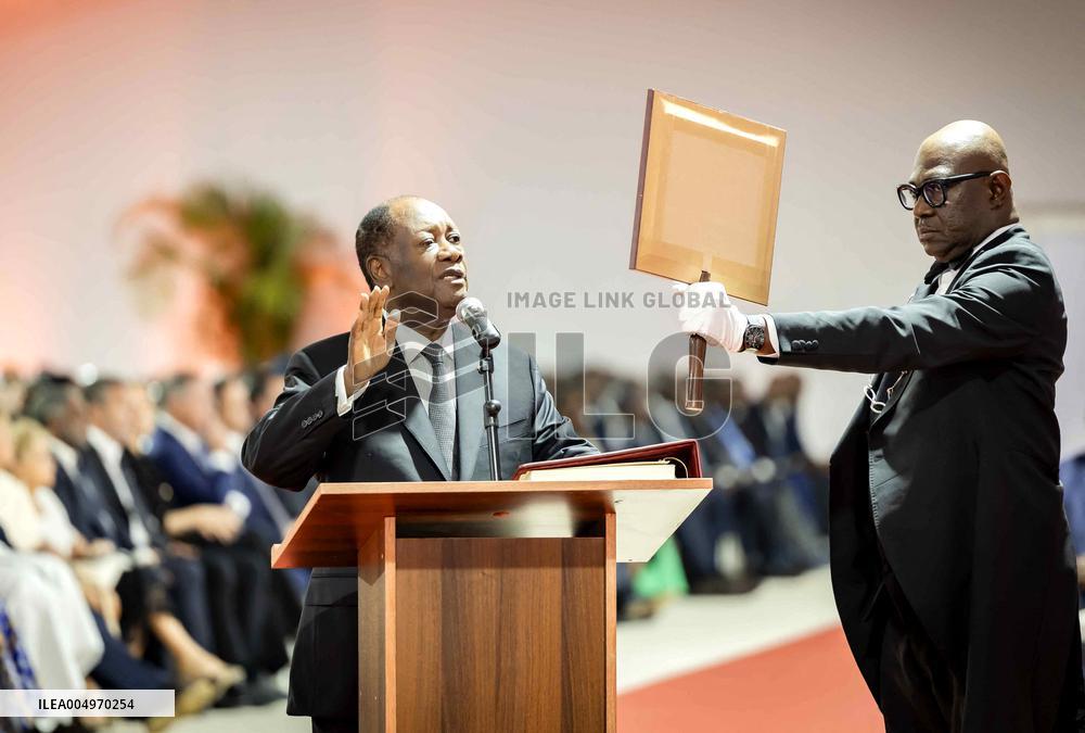 President Of Cote D'Ivoire Sworn-In - Abidjan