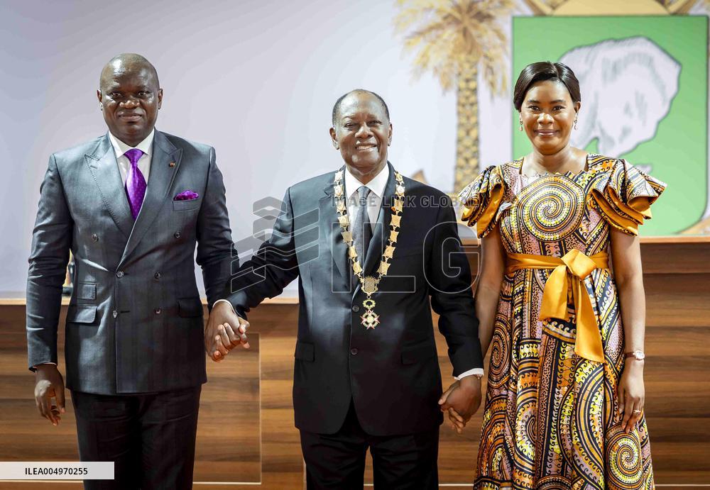 President Of Cote D'Ivoire Sworn-In - Abidjan