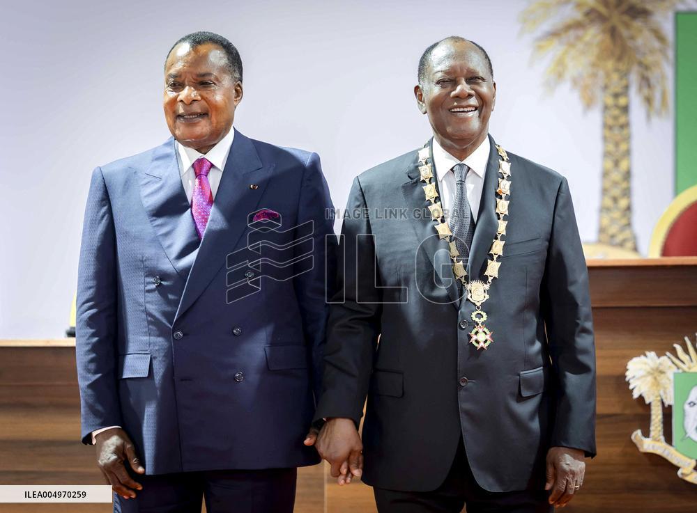 President Of Cote D'Ivoire Sworn-In - Abidjan