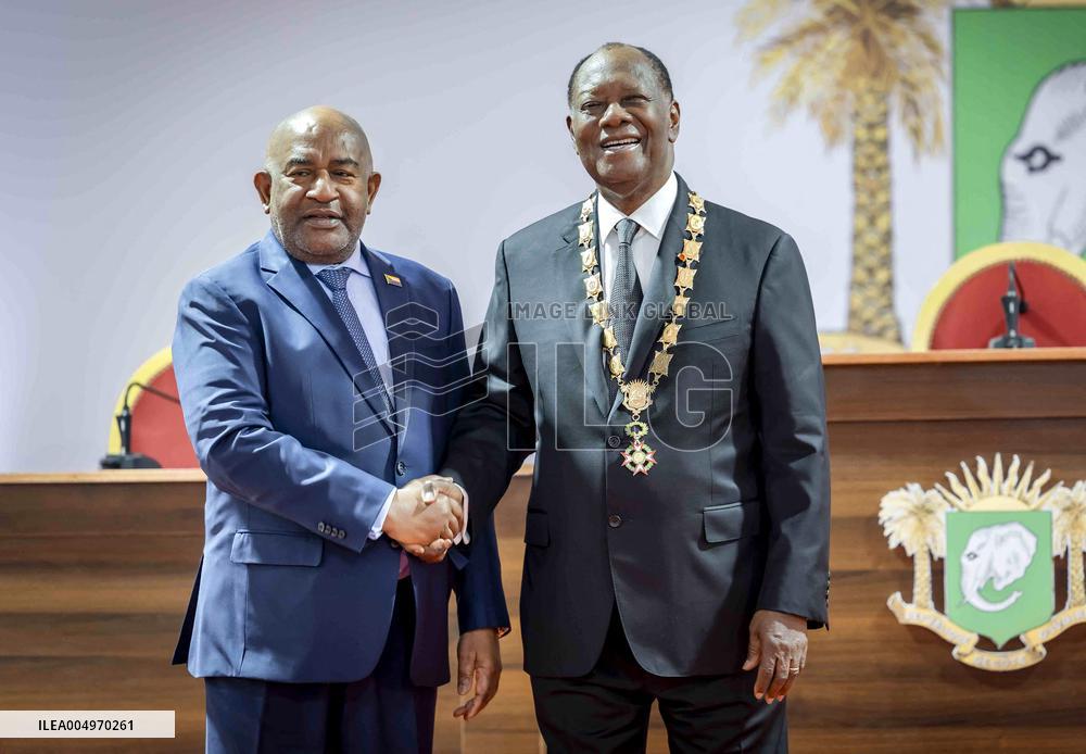 President Of Cote D'Ivoire Sworn-In - Abidjan