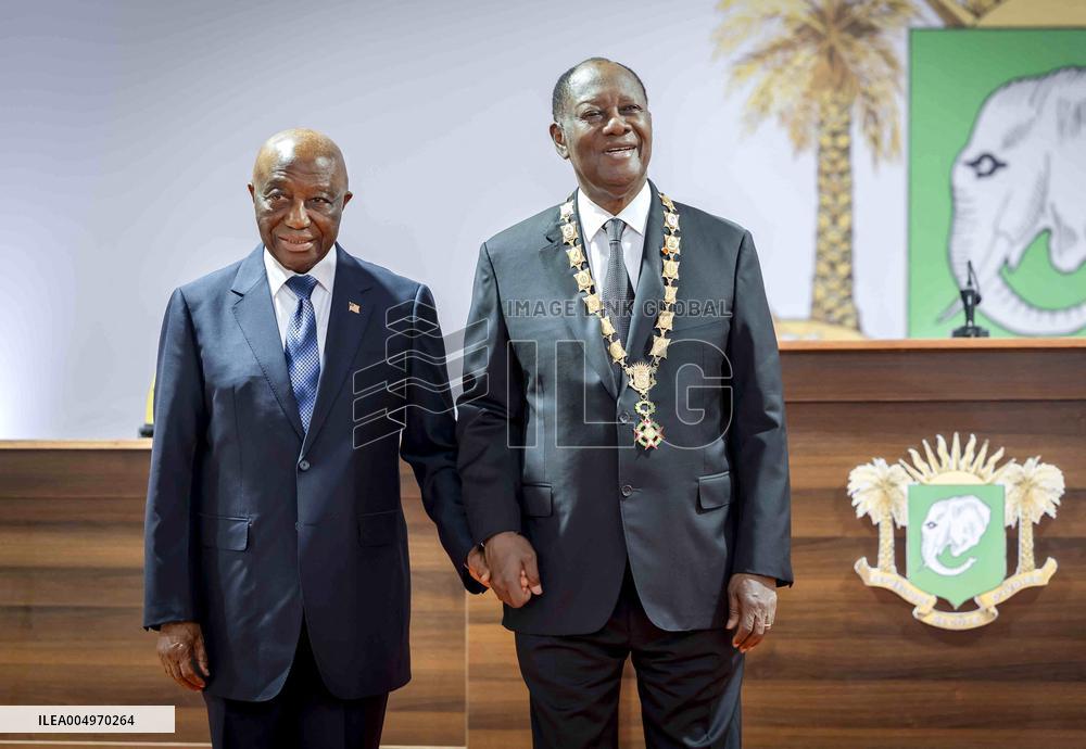 President Of Cote D'Ivoire Sworn-In - Abidjan
