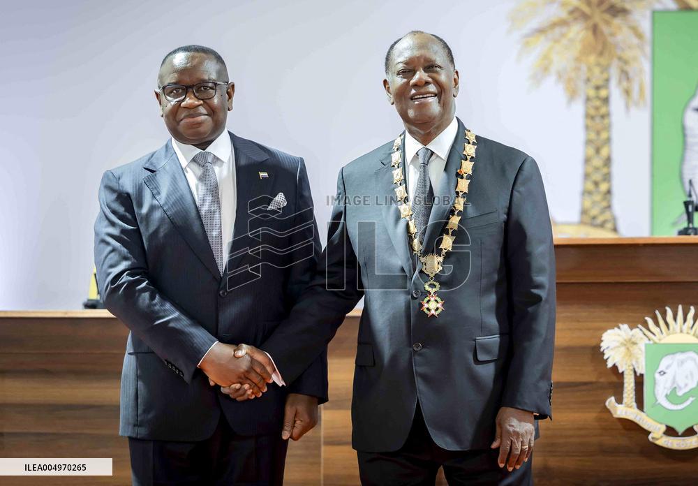 President Of Cote D'Ivoire Sworn-In - Abidjan