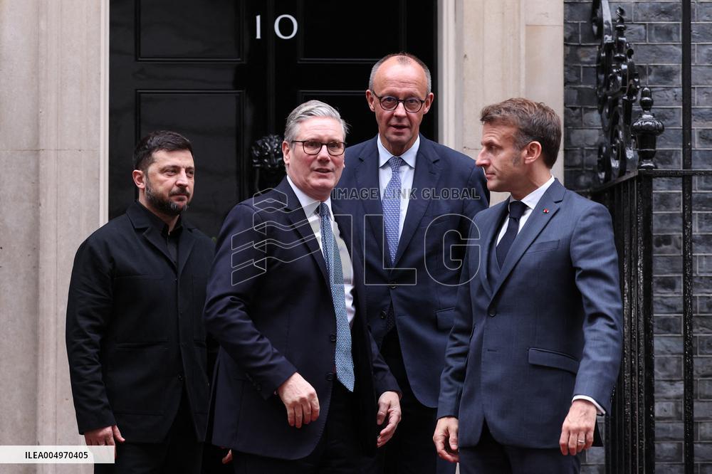 European Leaders at Downing Street - London