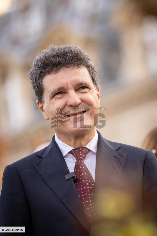 Inauguration of the Nicolae Titulescu walkway by Anne Hidalgo and the President of Romania - Paris AJ
