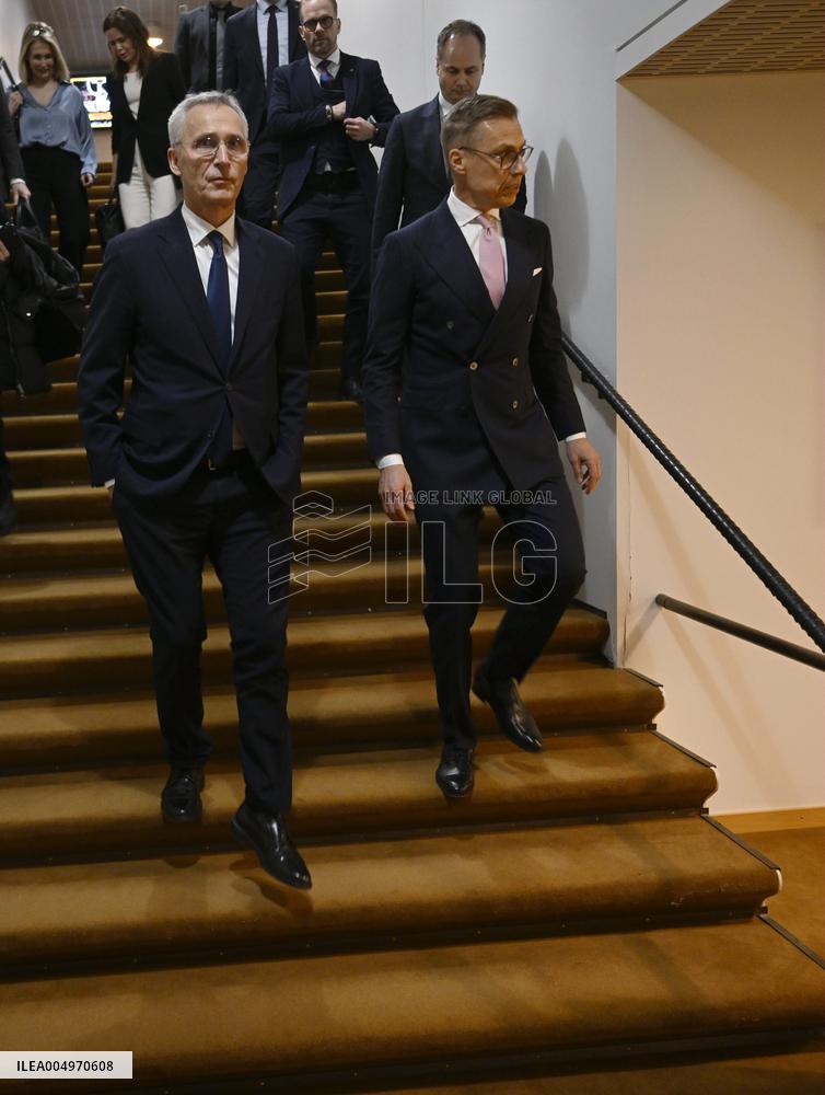 Norwegian Finance Minister, former NATO Secretary General Jens Stoltenberg visits Finland