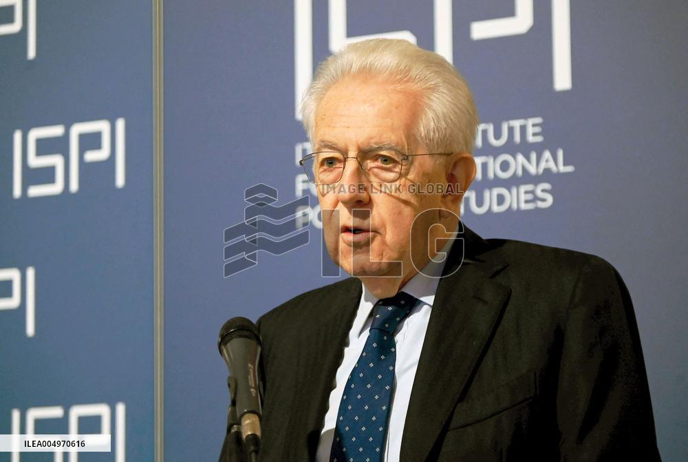 Mario Monti and Romano Prodi At ISPI 2025 Award Ceremony - Milan