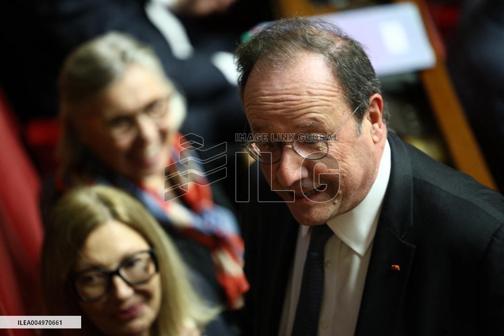 Vote of The 2026 Social Security Budget Bill at The National Assembly - Paris