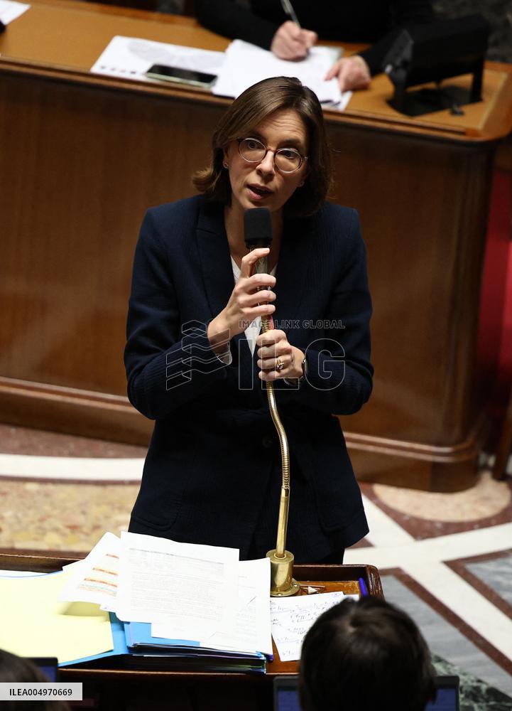 Vote of The 2026 Social Security Budget Bill at The National Assembly - Paris