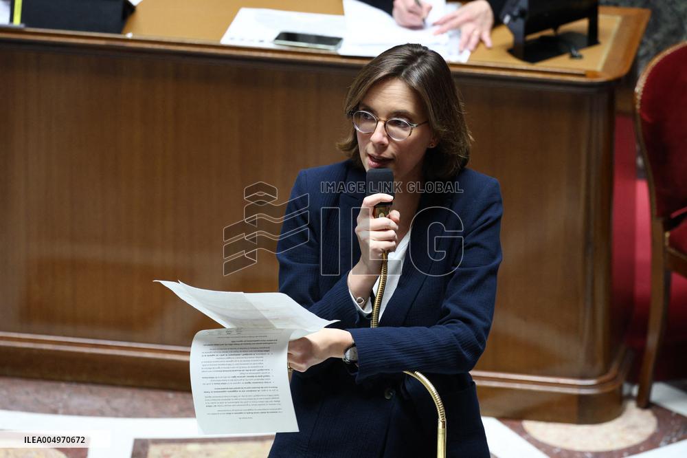 Vote of The 2026 Social Security Budget Bill at The National Assembly - Paris