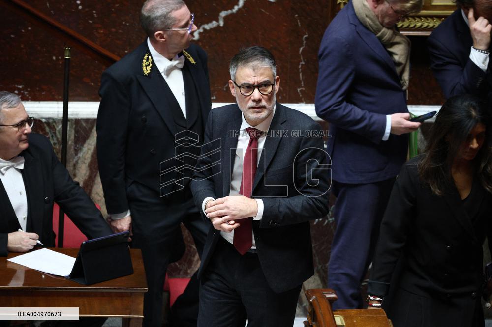 Vote of The 2026 Social Security Budget Bill at The National Assembly - Paris