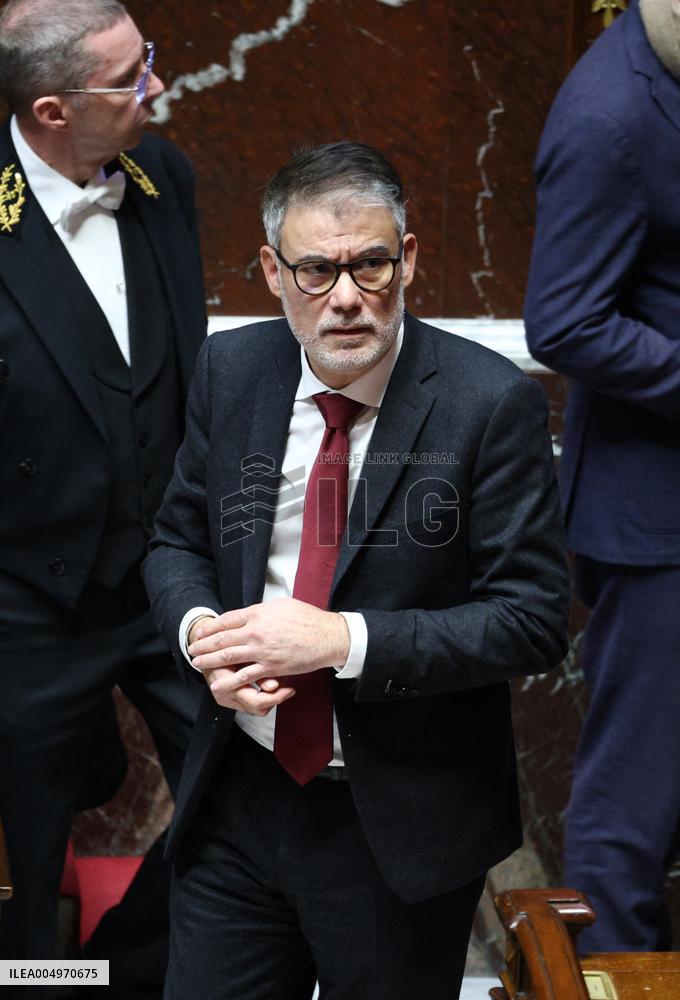 Vote of The 2026 Social Security Budget Bill at The National Assembly - Paris