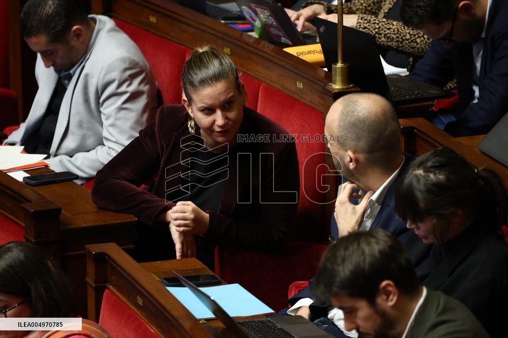Vote of The 2026 Social Security Budget Bill at The National Assembly - Paris