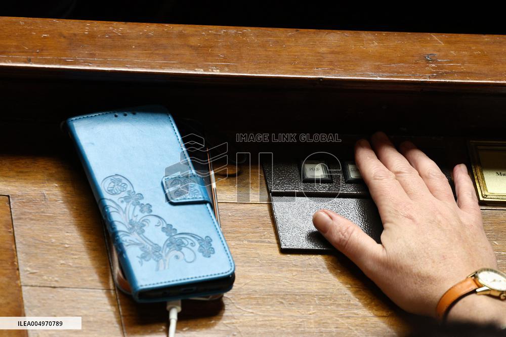 Vote of The 2026 Social Security Budget Bill at The National Assembly - Paris