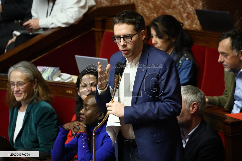 Vote of The 2026 Social Security Budget Bill at The National Assembly - Paris