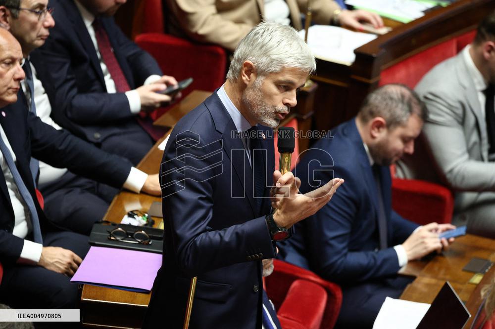 Vote of The 2026 Social Security Budget Bill at The National Assembly - Paris