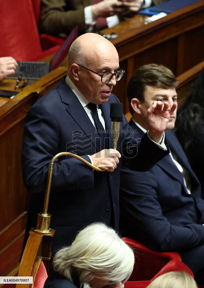 Vote of The 2026 Social Security Budget Bill at The National Assembly - Paris