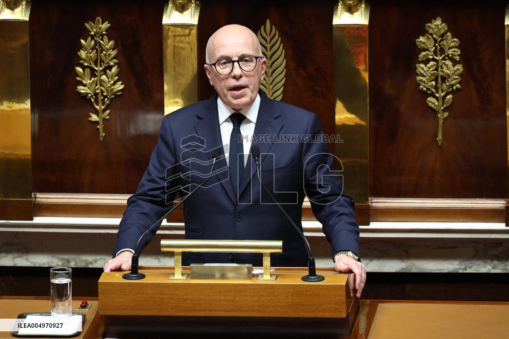 Vote of The 2026 Social Security Budget Bill at The National Assembly - Paris