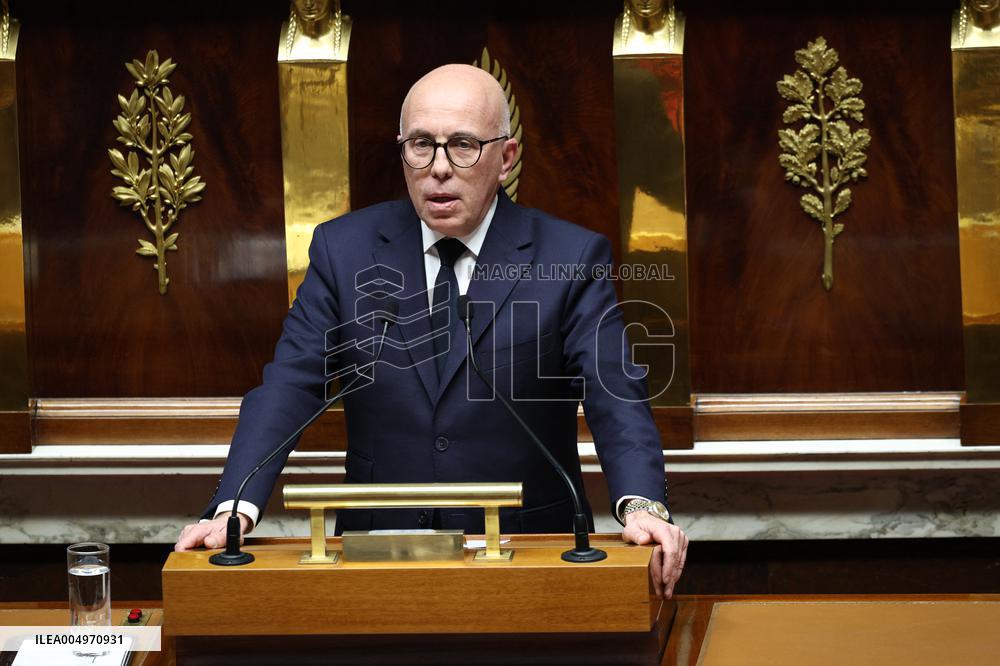 Vote of The 2026 Social Security Budget Bill at The National Assembly - Paris