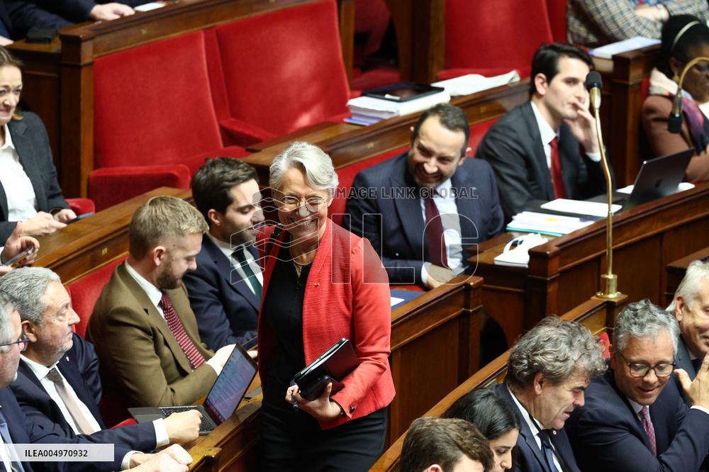 Vote of The 2026 Social Security Budget Bill at The National Assembly - Paris