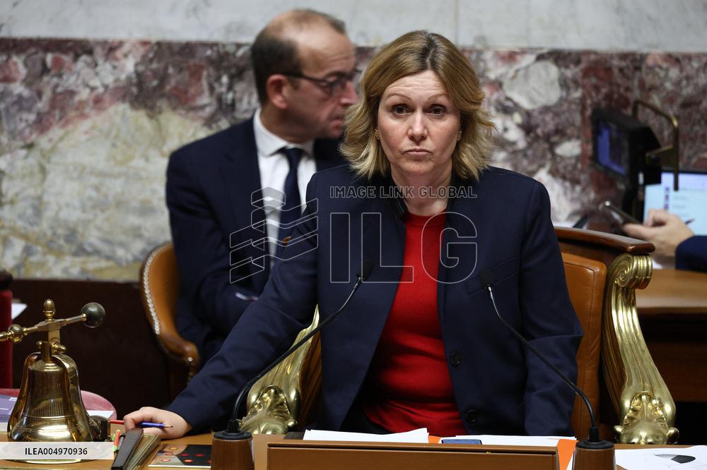 Vote of The 2026 Social Security Budget Bill at The National Assembly - Paris