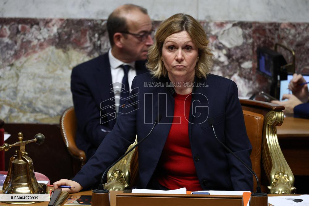 Vote of The 2026 Social Security Budget Bill at The National Assembly - Paris