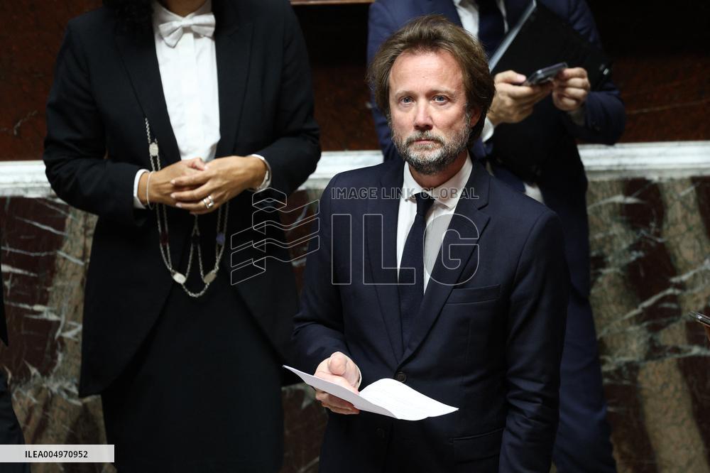 Vote of The 2026 Social Security Budget Bill at The National Assembly - Paris