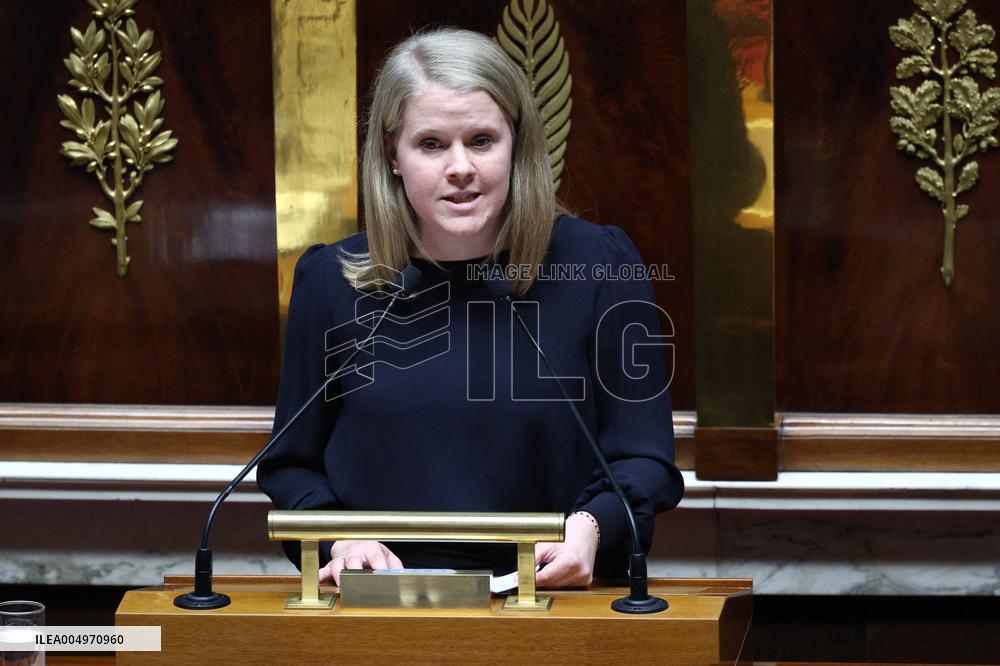 Vote of The 2026 Social Security Budget Bill at The National Assembly - Paris