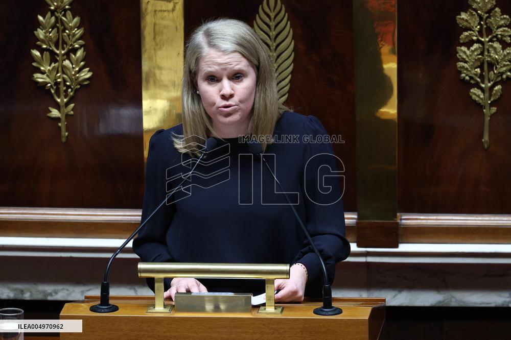 Vote of The 2026 Social Security Budget Bill at The National Assembly - Paris