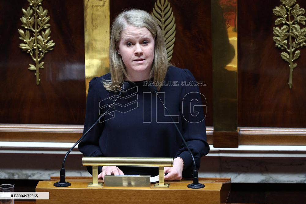 Vote of The 2026 Social Security Budget Bill at The National Assembly - Paris