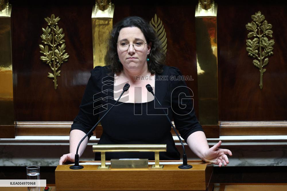 Vote of The 2026 Social Security Budget Bill at The National Assembly - Paris