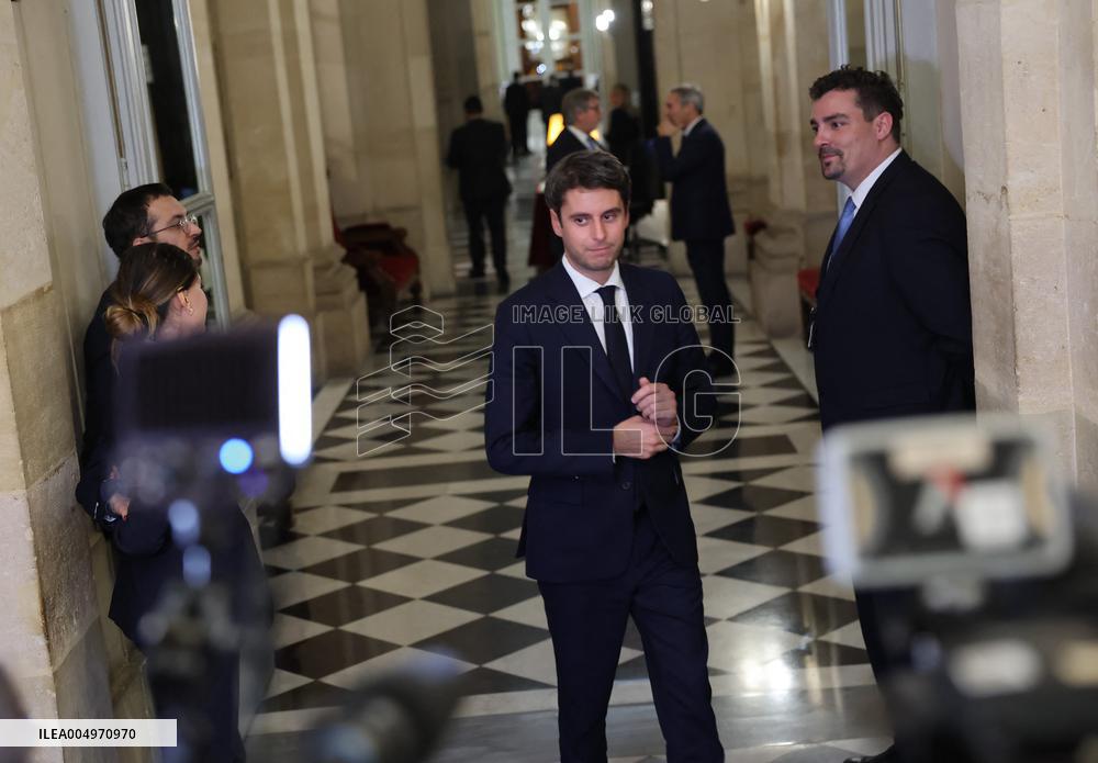 National Assembly - Politics at Hall of Four Columns - Paris