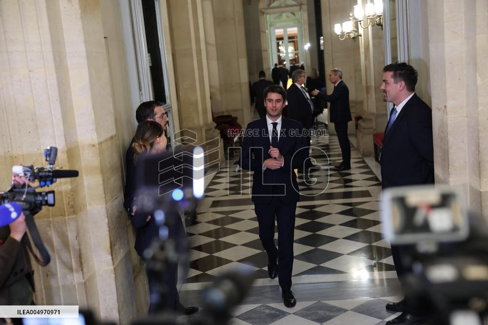National Assembly - Politics at Hall of Four Columns - Paris