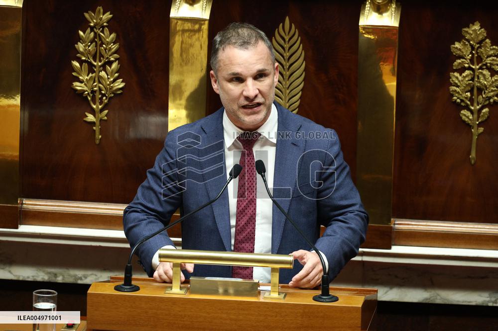 Vote of The 2026 Social Security Budget Bill at The National Assembly - Paris