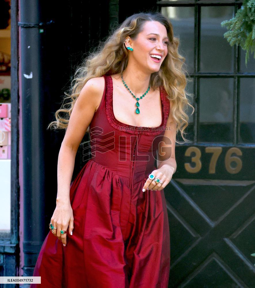 Blake Lively out in New York