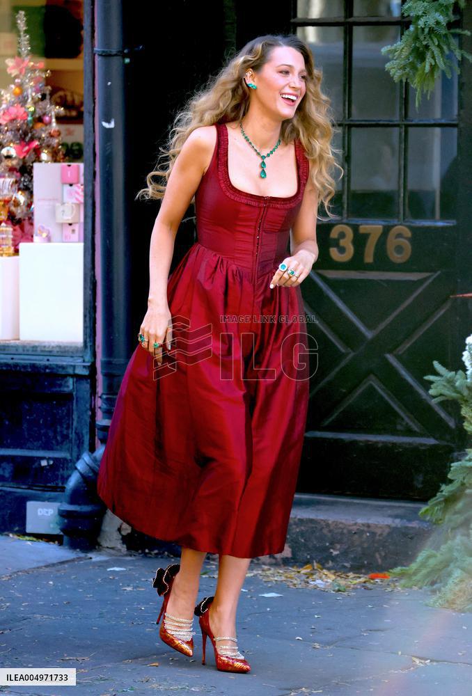 Blake Lively out in New York