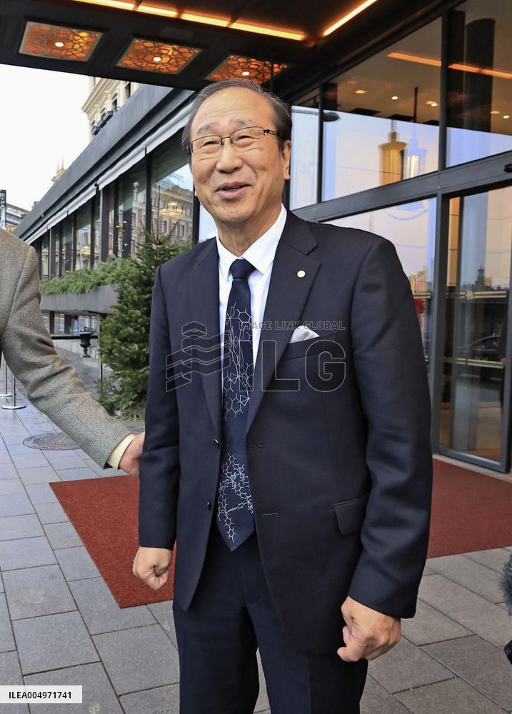 Japanese Nobel laureate Kitagawa in Stockholm