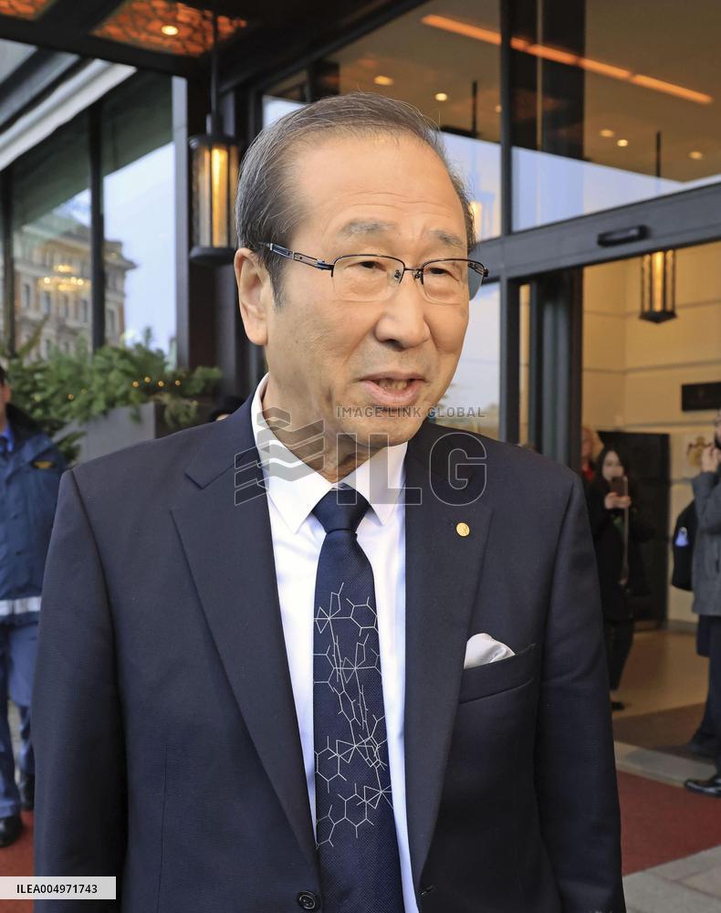 Japanese Nobel laureate Kitagawa in Stockholm