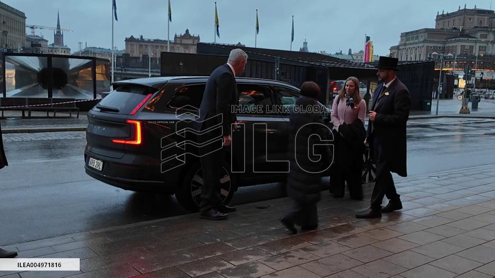 [Breaking News]Nobel laureate Sakaguchi arrives in Stockholm