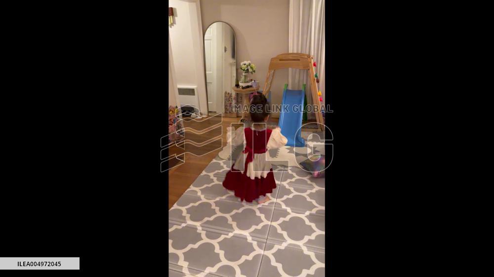 US: Cat Adorably High-Fives Young Girl From a Distance