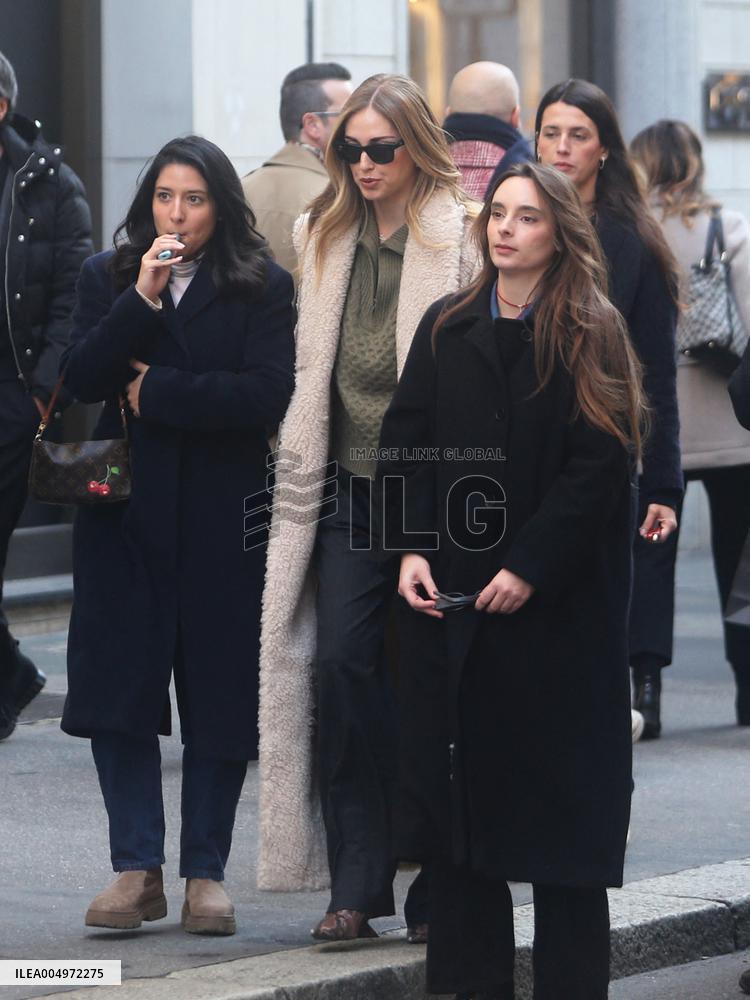 Chiara Ferragni Strolling in Fashion District - Milan