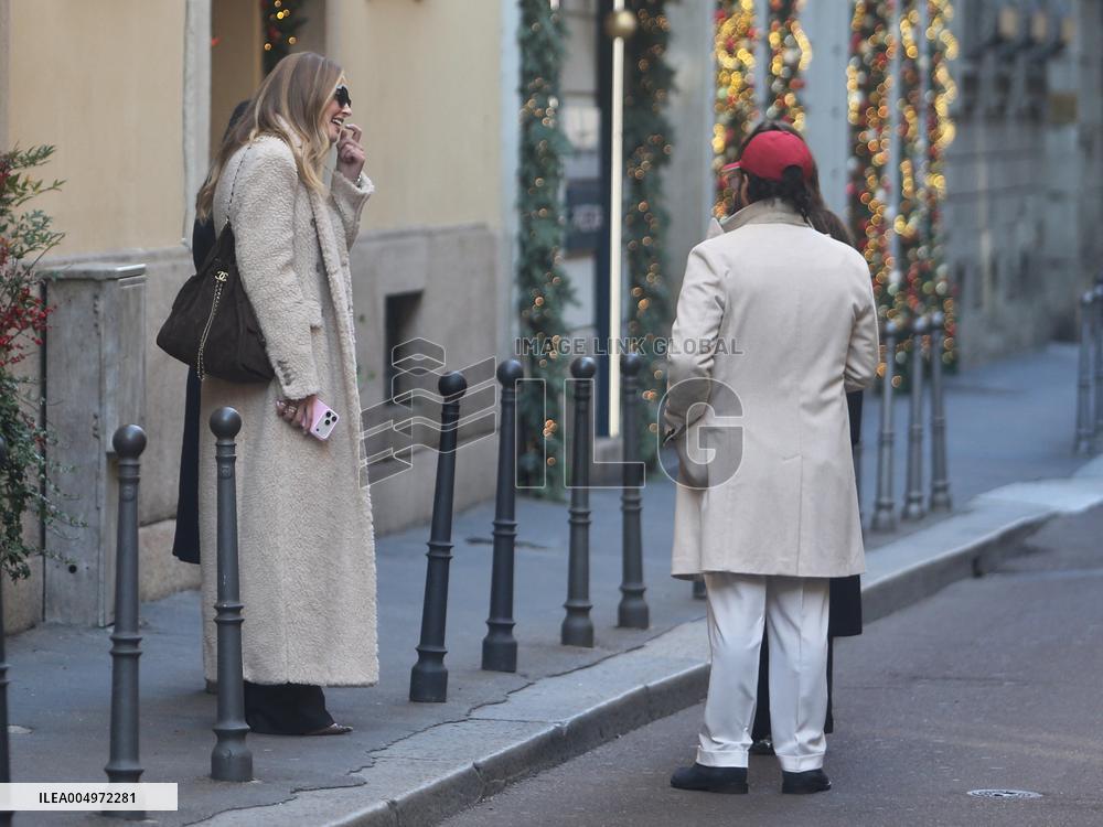 Chiara Ferragni Strolling in Fashion District - Milan