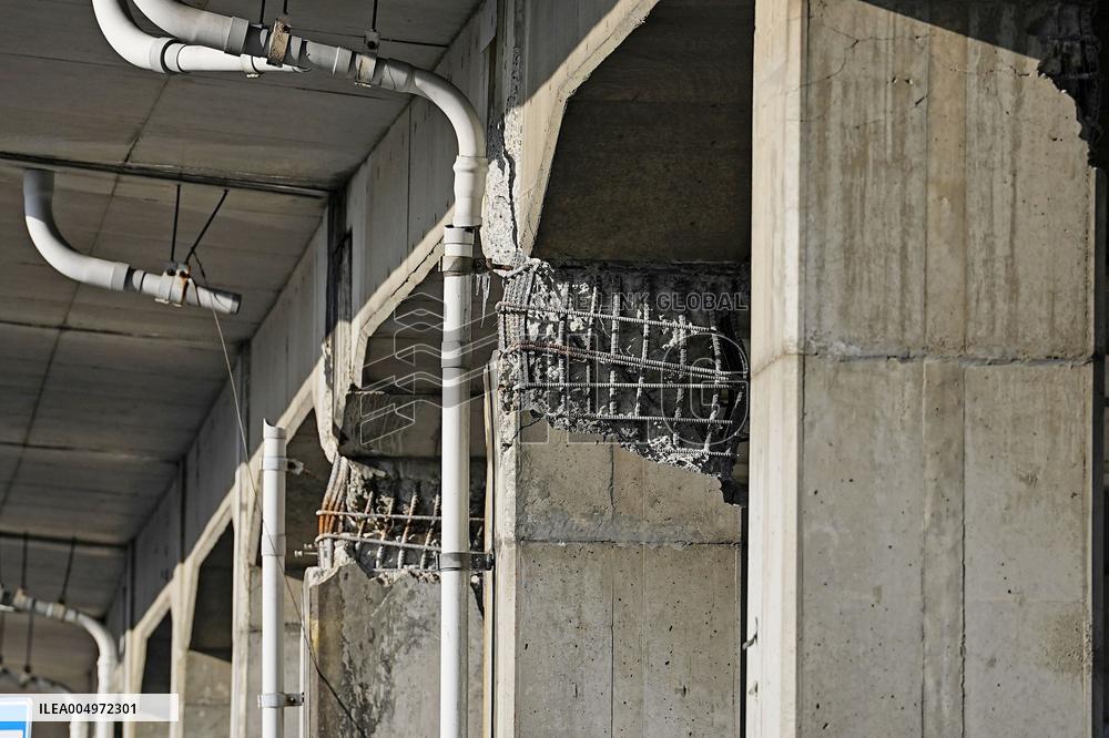 Aftermath of strong earthquake in Aomori Pref.