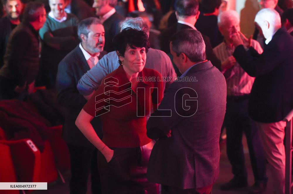 Pedro Sánchez and Pepe Álvarez take part in the event marking the centenary of the death of Pablo Iglesias Posse