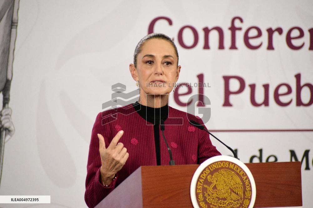 Mexico s President Claudia Sheinbaum Press Conference