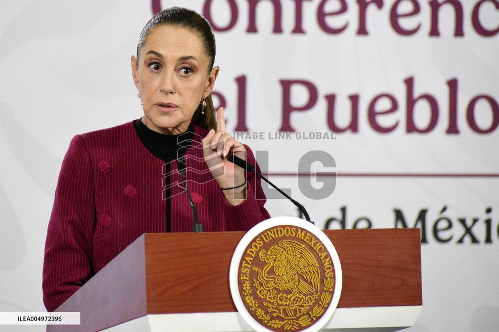 Mexico s President Claudia Sheinbaum Press Conference