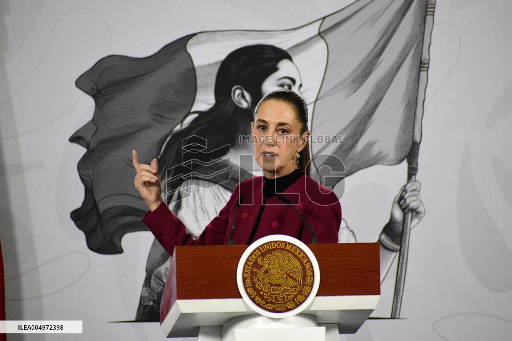 Mexico s President Claudia Sheinbaum Press Conference