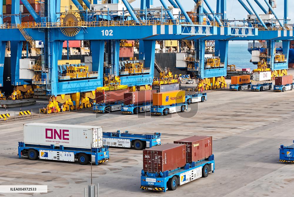 Shandong Port Foreign Trade Route