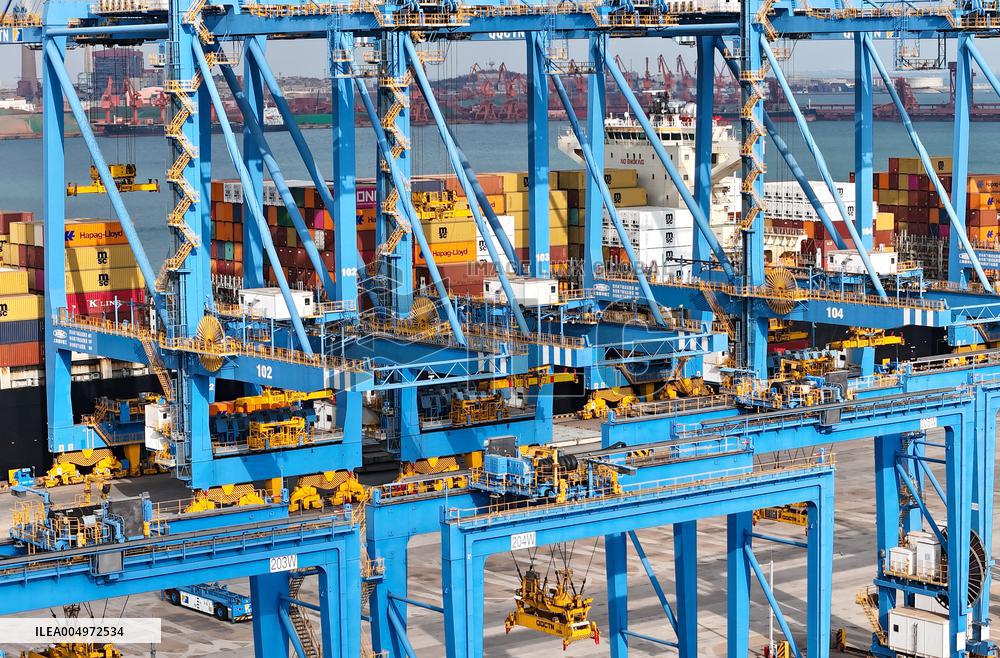 Shandong Port Foreign Trade Route